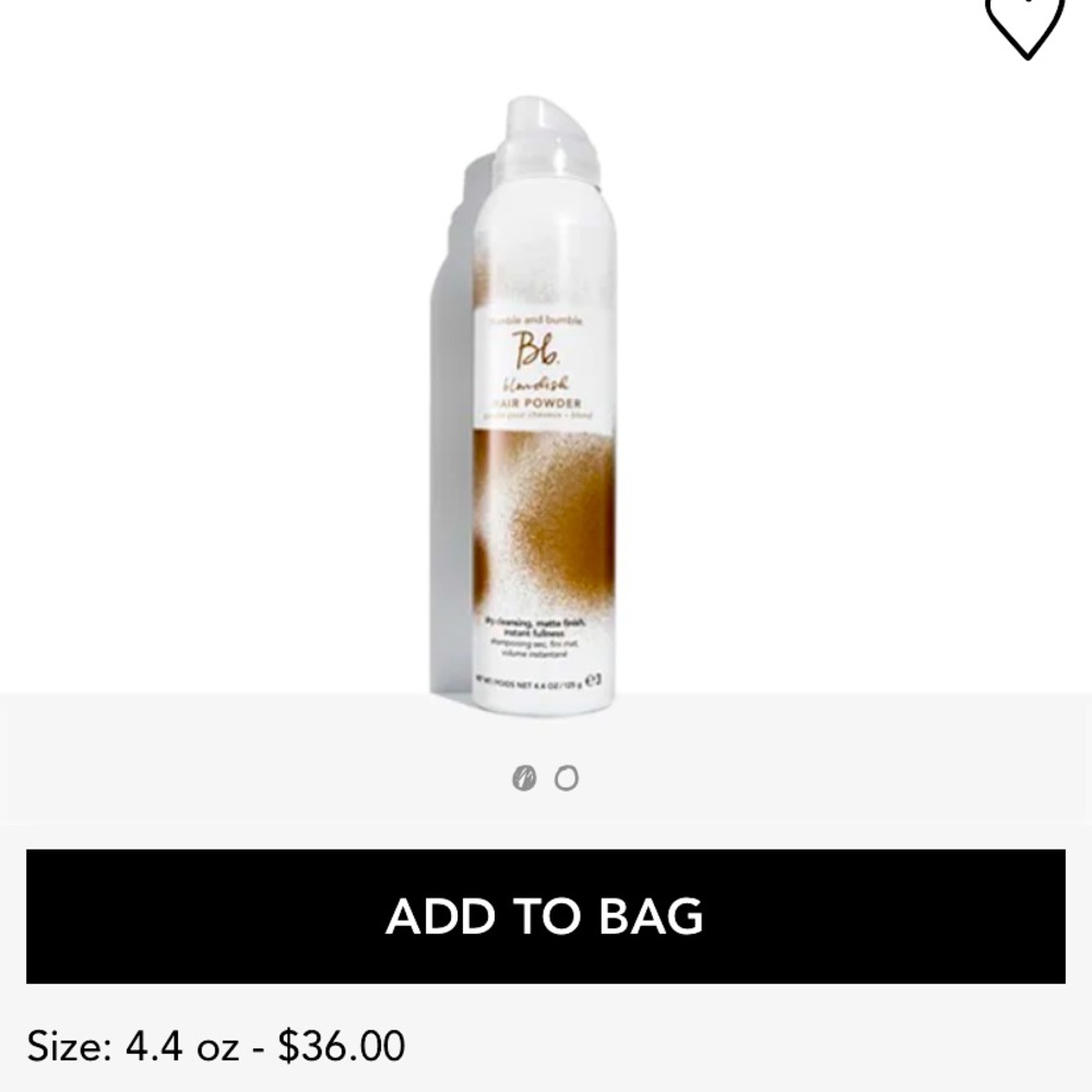 SOLD-This tinted shampoo absorbs excess oil, boosts texture,enhances & refreshes